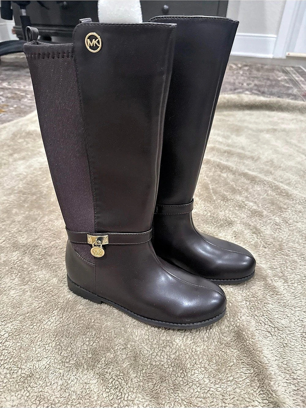 Michael Kors Parson Tall Riding Boots Brown US 3